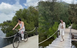 Bóc ảnh hẹn hò sao nam Vbiz và gái xinh 2k1 ở resort Nha Trang