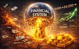 Vàng bốc hơi hàng trăm USD, người mua lỗ tiền tỷ: Vì sao chuyên gia vẫn nói đến "thời điểm 6.000 USD"?