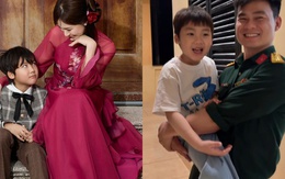 Biểu cảm của "Bo Thúi" khi chụp ảnh cùng mẹ Hòa, bố Cương: Điểm khác biệt khiến dân tình không thể nhịn cười