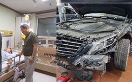 Nam ca sĩ lái xe tông gãy lan can lao xuống vách đá 5 m, cảnh hiện trường thấy mà sốc