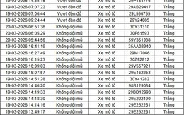 Tất cả chủ xe máy trong danh sách sau đây nhanh chóng nộp phạt nguội theo Nghị định 168