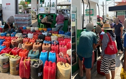 Bức ảnh chụp tại một trạm xăng khiến mọi người bàn tán xôn xao