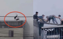 Dân mạng tìm thông tin 2 người hùng đập mái nhà cứu người kẹt trong đám cháy