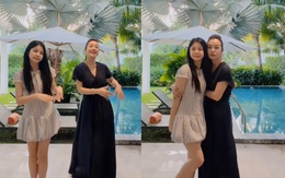 Hoa hậu Jennifer Phạm nhảy cùng con gái, gây chú ý