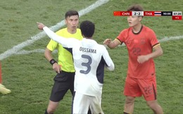 Cầu thủ U23 Trung Quốc, Thái Lan xô xát, trọng tài rút 2 thẻ đỏ
