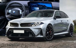 BMW 5 Series mới lộ nội thất lột xác hoàn toàn: Màn hình khủng, HUD siêu dài trên kính lái, căng mắt vẫn khó tìm nổi nút bấm