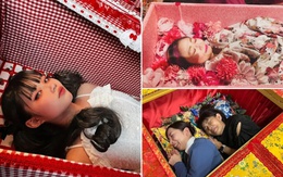 Mốt thiền định trong quan tài được cho là giảm tỷ lệ tự tử ở người trẻ Nhật Bản