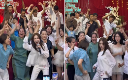 Hòa Minzy nhảy đám cưới ở quê: Động tác kinh điển, “bốc” hơn cả các cụ