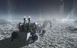 Thử nghiệm máy xúc điện khai thác nguyên tố hiếm trên Mặt Trăng