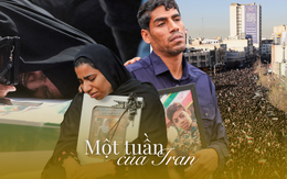 Chùm ảnh: Nhìn lại một tuần Iran chìm trong cuộc xung đột "chưa từng có"