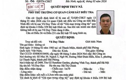 Truy nã đặc biệt đối tượng Vũ Duy Thức SN 1983