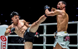 Võ sĩ muay Thái chỉ dùng 2 đòn khiến đối thủ người Pháp ngã gục