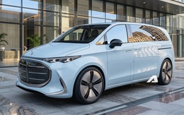 Mercedes-Benz VLE nhá hàng thêm chi tiết mới, ra mắt ngay tháng này: Đèn kiểu GLC, động cơ điện, cạnh tranh Alphard