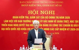Đoàn kiểm tra của Bộ Chính trị làm việc với Ban Thường vụ Tỉnh ủy Bắc Ninh