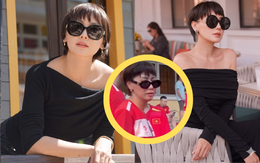 "Cam thường" bắt cận visual trẻ đẹp không tuổi của mẹ vợ hot nhất làng bóng đá khi cùng Doãn Hải My đi cổ vũ Văn Hậu