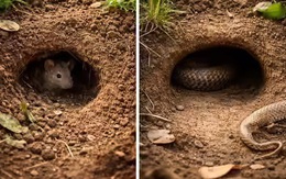 Hang rắn và hang chuột: Đây là cách nhận biết