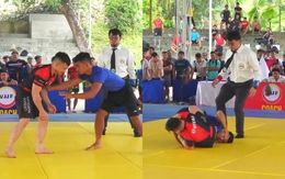 Thách đấu cựu vô địch SEA Games, học trò Johnny Trí Nguyễn xin thua sau 38 giây