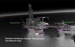 Đặc nhiệm Ukraine tấn công giàn khoan dầu của công ty Lukoil Nga ở Biển Caspian