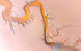 "Rồng" bất ngờ xuất hiện trên mặt sông dịp Thanh Minh, cảnh tượng từ trên cao khiến dân mạng xôn xao