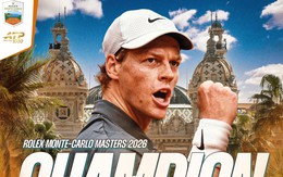 Sinner hạ Alcaraz, "giật" top 1 và thành người thứ 2 trong lịch sử có kỷ lục không tưởng