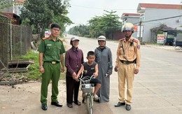 Lá thư cảm ơn được viết tay đầy nước mắt gửi tới lực lượng CSGT