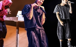 Dòng chữ tiếng Việt duy nhất xuất hiện trong màn trình diễn 260 tỷ của Justin Bieber tại Coachella