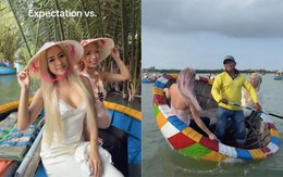 Clip 2 cô gái Tây quay tít trên thuyền thúng Hội An thu hút 27 triệu lượt xem