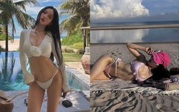 Nữ diễn viên nóng bỏng bậc nhất showbiz Việt diện bikini khoe body cực "cháy" ở tuổi 40