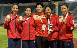 Vượt nhà vô địch SEA Games, Phùng Thị Huệ giành HCV điền kinh tại Singapore Open