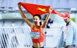 Lê Thị Cẩm Tú giành HCV thứ 2 cho điền kinh Việt Nam tại giải điền kinh Singapore 2026