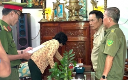 Thi hành lệnh bắt tạm giam, khám xét nơi ở của người đàn ông xây gần 50 căn nhà trên đất người khác