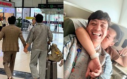 Bức ảnh trên máy bay của Minh Nhựa khiến Cường Đô La phải tag thẳng vợ bạn vào