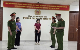 Thi hành lệnh bắt tạm giam chủ hộ kinh doanh Phạm Thị Quỳnh SN 1973