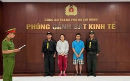 Thi hành lệnh bắt tạm giam vợ chồng chủ xưởng mì tươi Nguyễn Thị Mỹ Phụng SN 1982