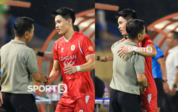 Cái ôm gây sốt của Đình Bắc và HLV Văn Sỹ Sơn sau vụ bị kỷ luật xôn xao cả V.League