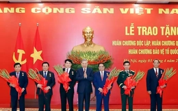 Chủ tịch nước Lương Cường, Thủ tướng Phạm Minh Chính, Bộ trưởng Phan Văn Giang nhận Huân chương cao quý