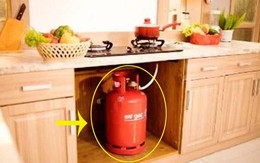 Đặt bình gas ngay dưới bếp gas là đúng hay là sai? Đáp án khiến nhiều người giật mình
