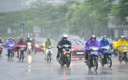 Miền Bắc mưa to diện rộng từ đêm nay