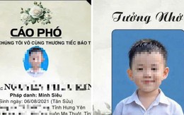 Con trai 6 tuổi tử vong vì viêm màng não, lời tiễn biệt nghẹn lòng của người mẹ