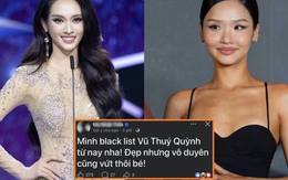 Một nhà thiết kế Việt tuyên bố "cấm cửa" Vũ Thuý Quỳnh vì đụng đến Miu Lê?