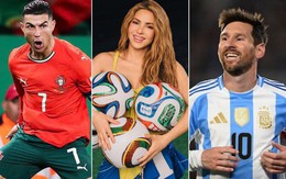 Nữ hoàng nhạc World Cup Shakira gọi tên Ronaldo, Messi trong siêu phẩm hot nhất mùa hè này