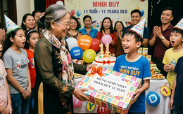 Sinh nhật 11 tuổi của con trai tôi, mẹ chồng tặng cháu một món quà lớn tới mức vợ chồng tôi lao đao vì nó