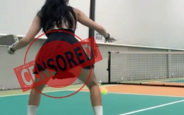 Dạy CĐM cách chơi Pickleball, hot girl gây phẫn nộ vì góc quay quá phản cảm, chẳng khác nào chiêu trò câu view bất chấp
