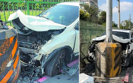 Ô tô mất lái đâm vào cột đèn khiến con gái 2 tháng tuổi tử vong, cha khóc nghẹn: "Tất cả là do tôi"