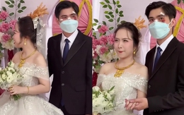 Chú rể đeo khẩu trang, mặt đầy vết thương trong ngày cưới ở TP.HCM: Lý do phía sau