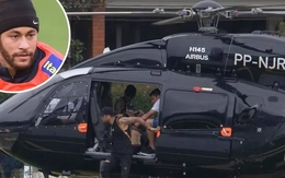 Neymar chơi trội, dùng trực thăng riêng đi hội quân chuẩn bị cho World Cup