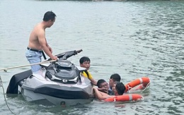 Nhân chứng kể phút lao xuống cứu vận động viên flyboard gặp nạn ở Ninh Bình
