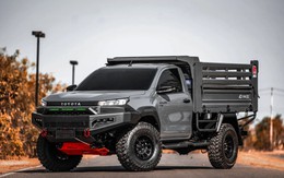 Bản độ Toyota Hilux thành xe ben tự đổ gây chú ý nhờ tính thực dụng