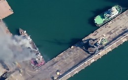 UAV cảm tử Geran phá hủy cùng lúc 3 tàu Ukraine tại cảng Odessa