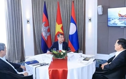 Thủ tướng Lê Minh Hưng ăn sáng và làm việc cùng Thủ tướng Lào, Campuchia